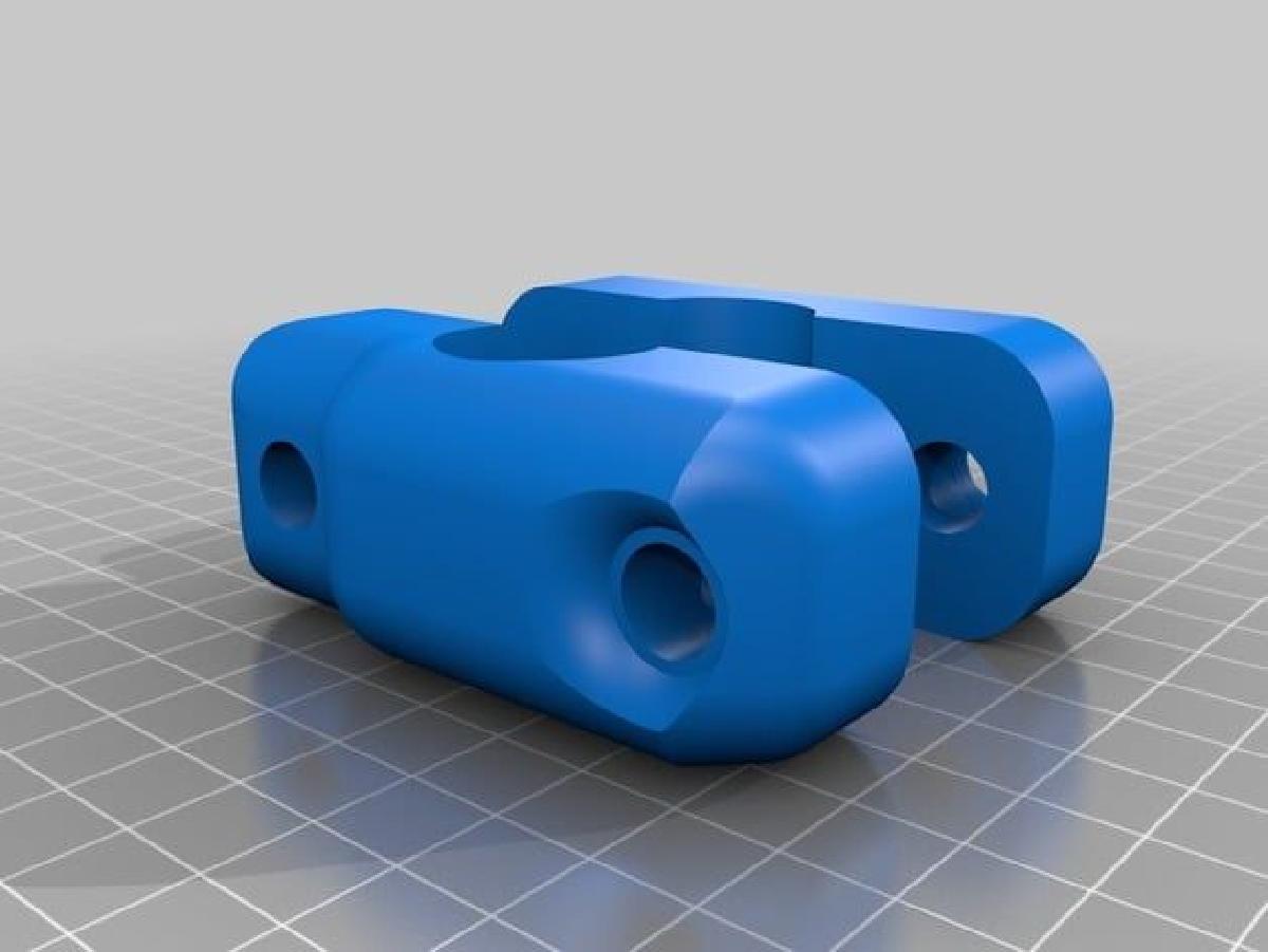 Clampe de trilho para caiaque para montagem de transdutor de localizador de peixes DIY