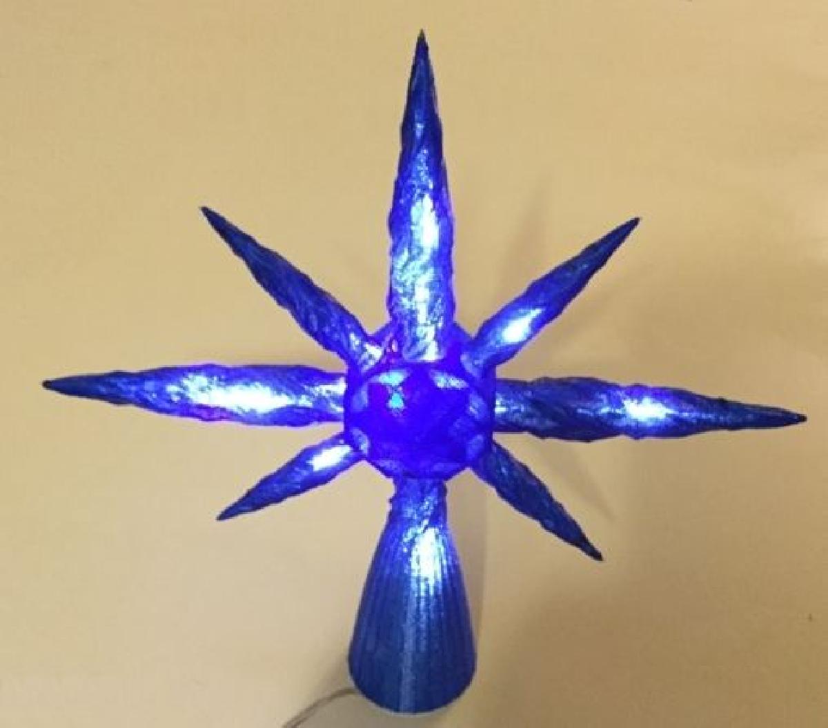 Topo de Arvore em Forma de Gelo