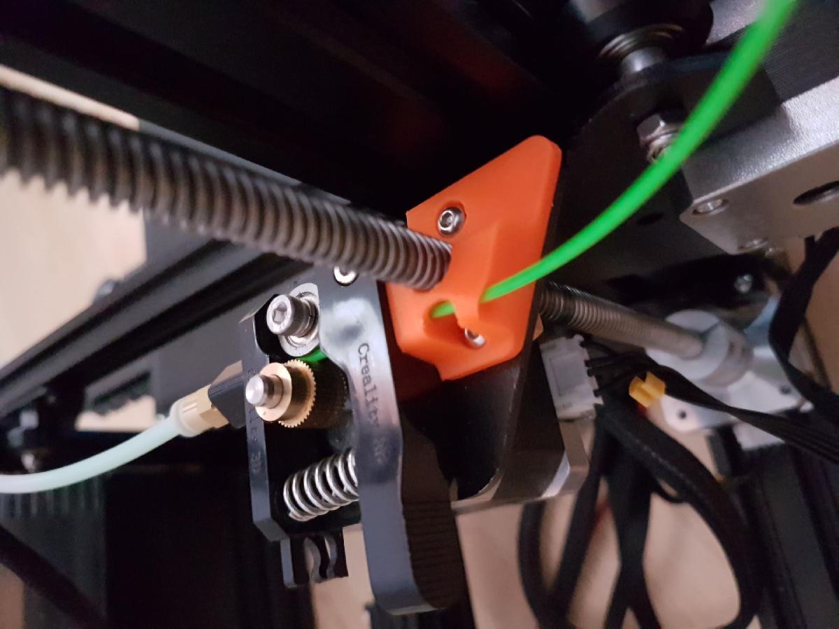 Bloco Guia de Filamento Ender 3