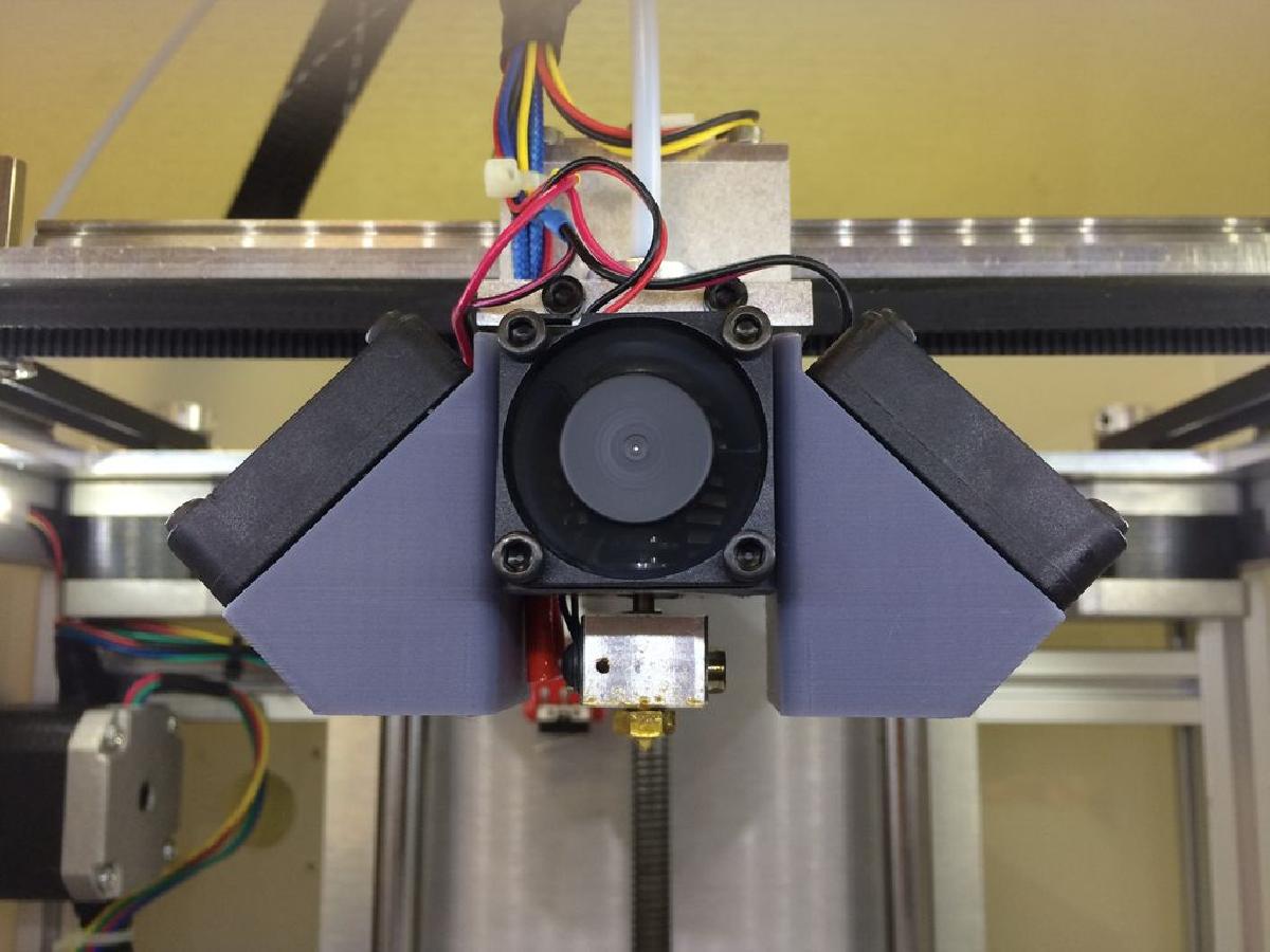 Duto de ventilador tudo em um para E3D v6