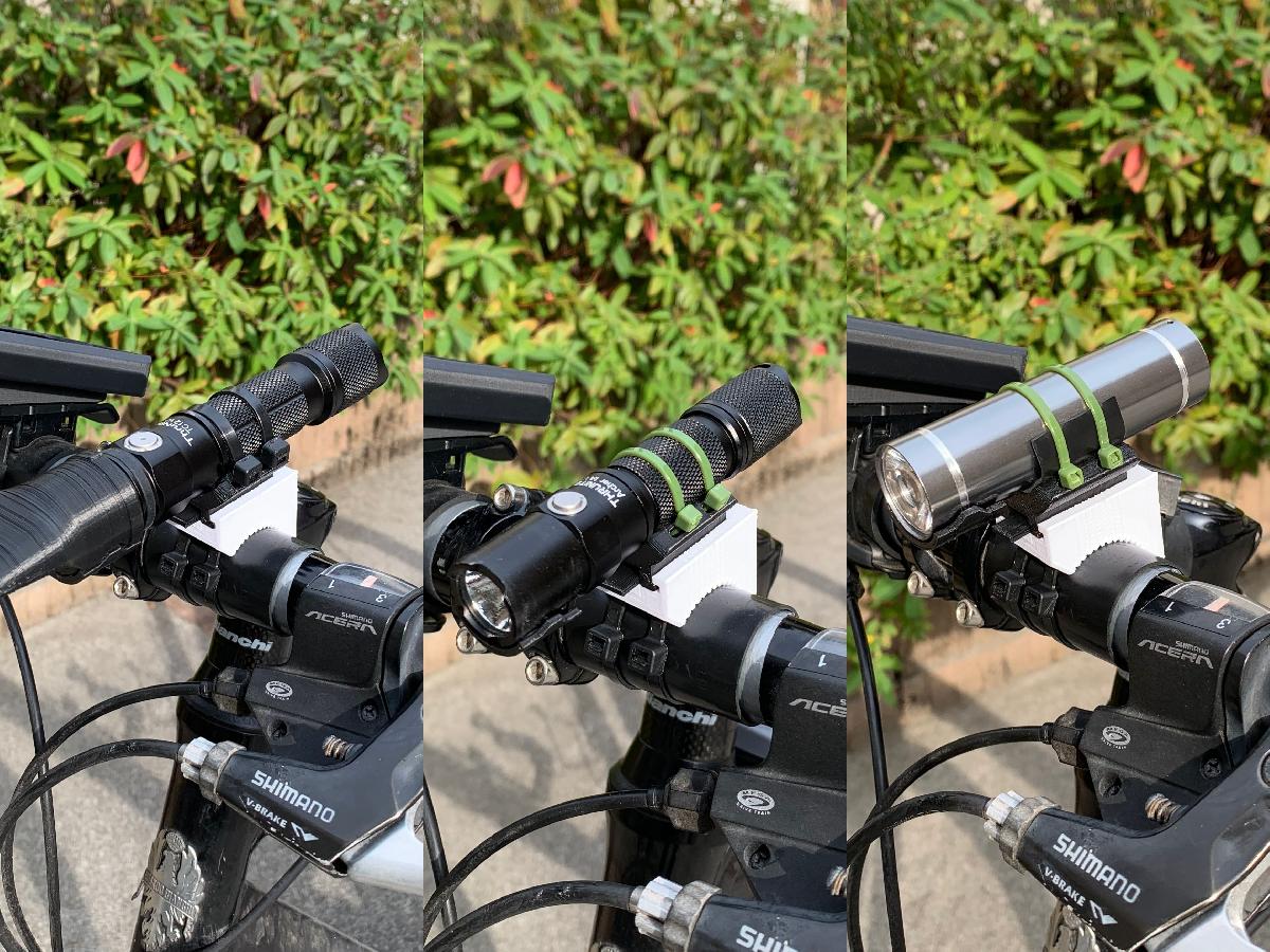Suporte de encaixe para lanternas (15mm 40mm)