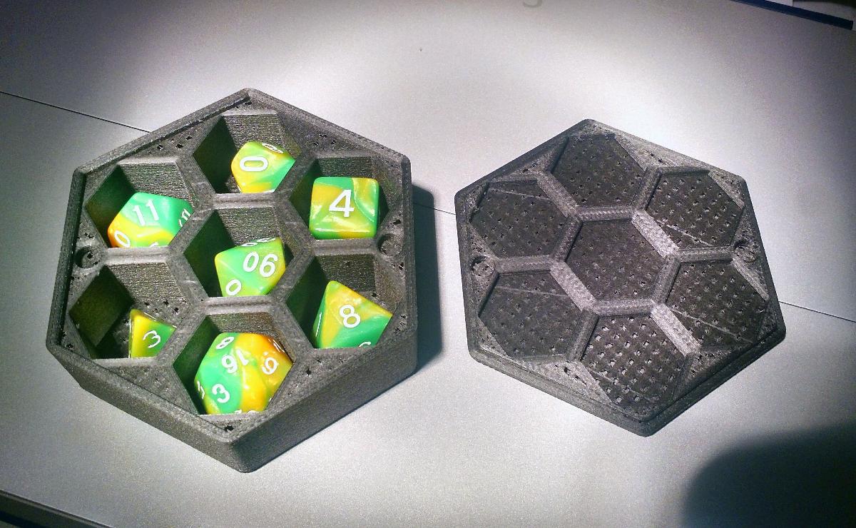 Suporte / Bandeja Magnetica para Dados Poliedricos