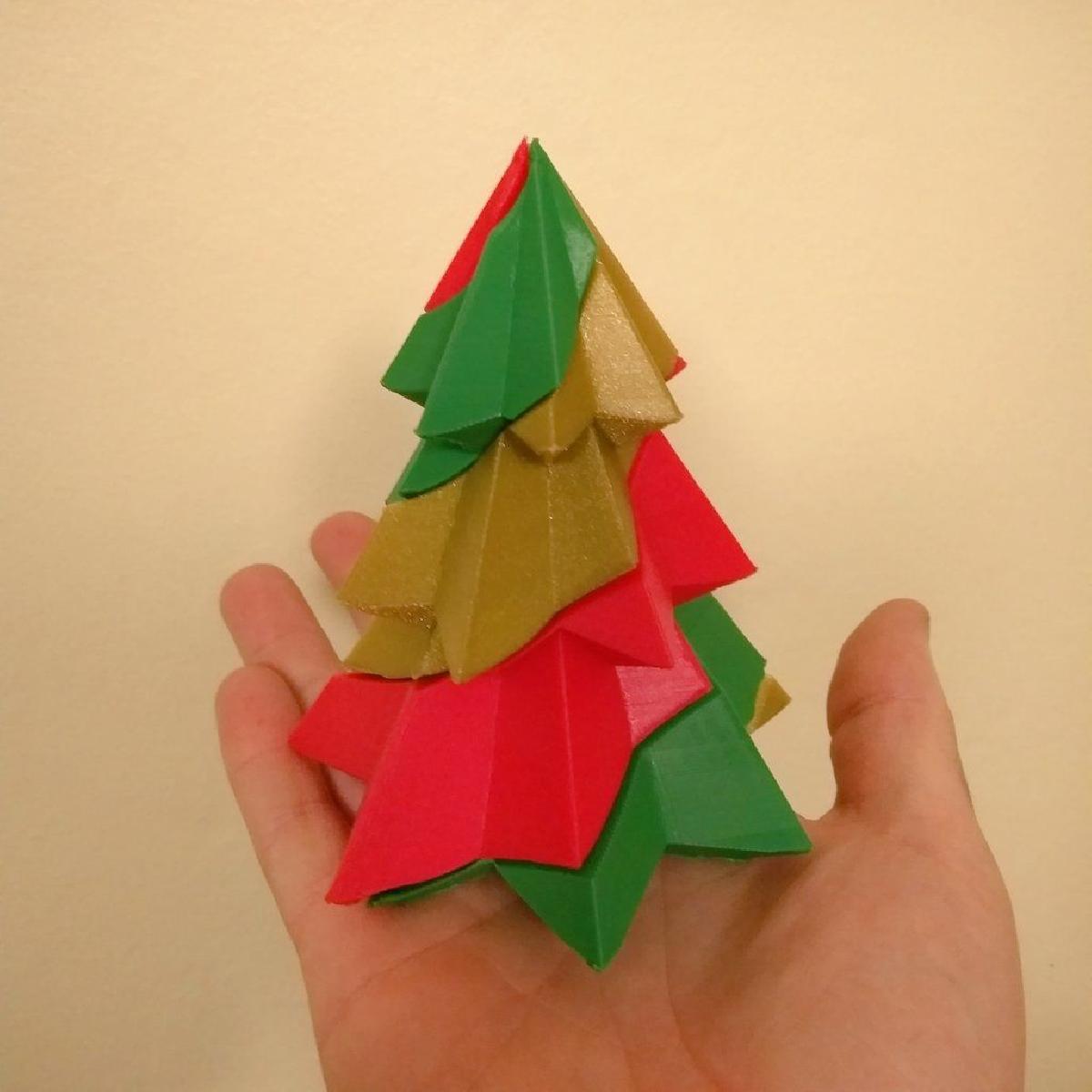 Arvore de Natal de Bastao de Doces   3 Cores   Extrusora Unica