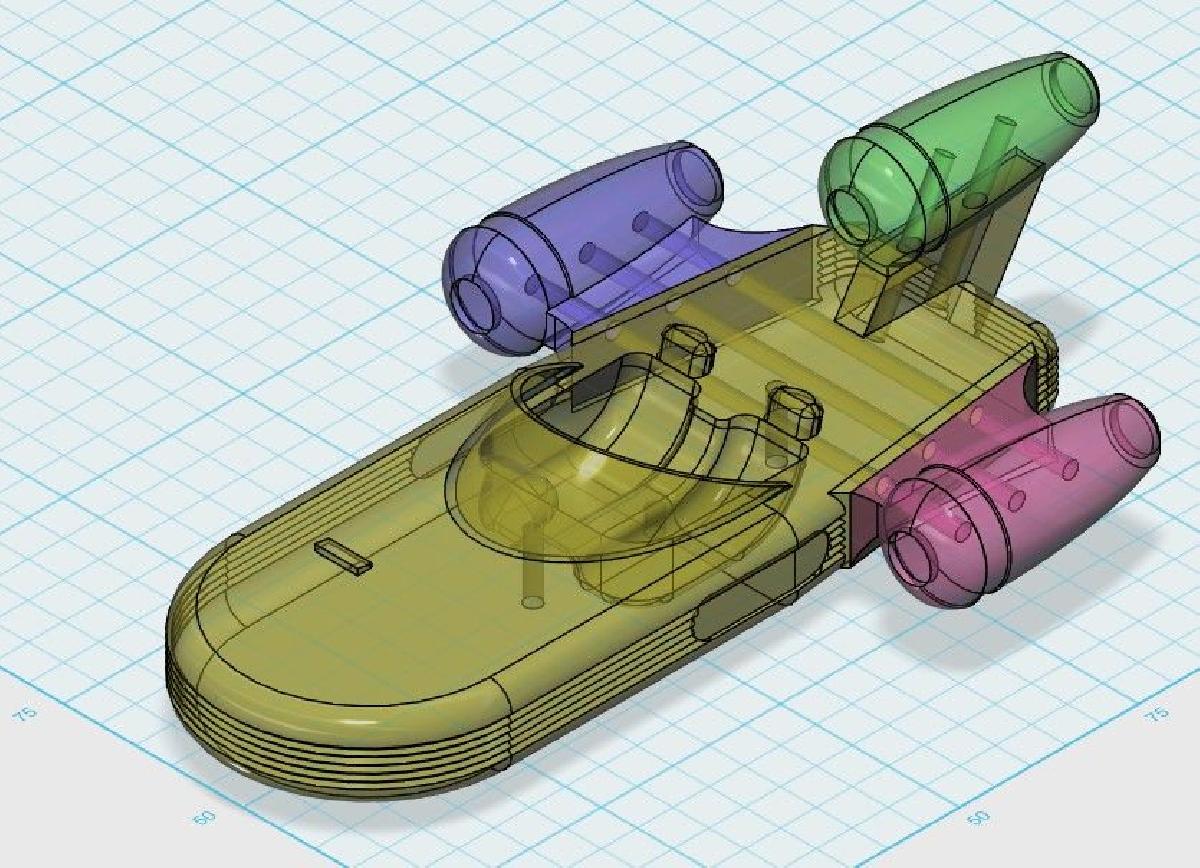 Speeder terrestre X34 de Star Wars Legion   Montar junto