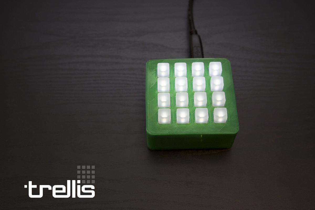 Caixa Trellis   Enclosure para Teclado 4x4 Adafruit Trellis