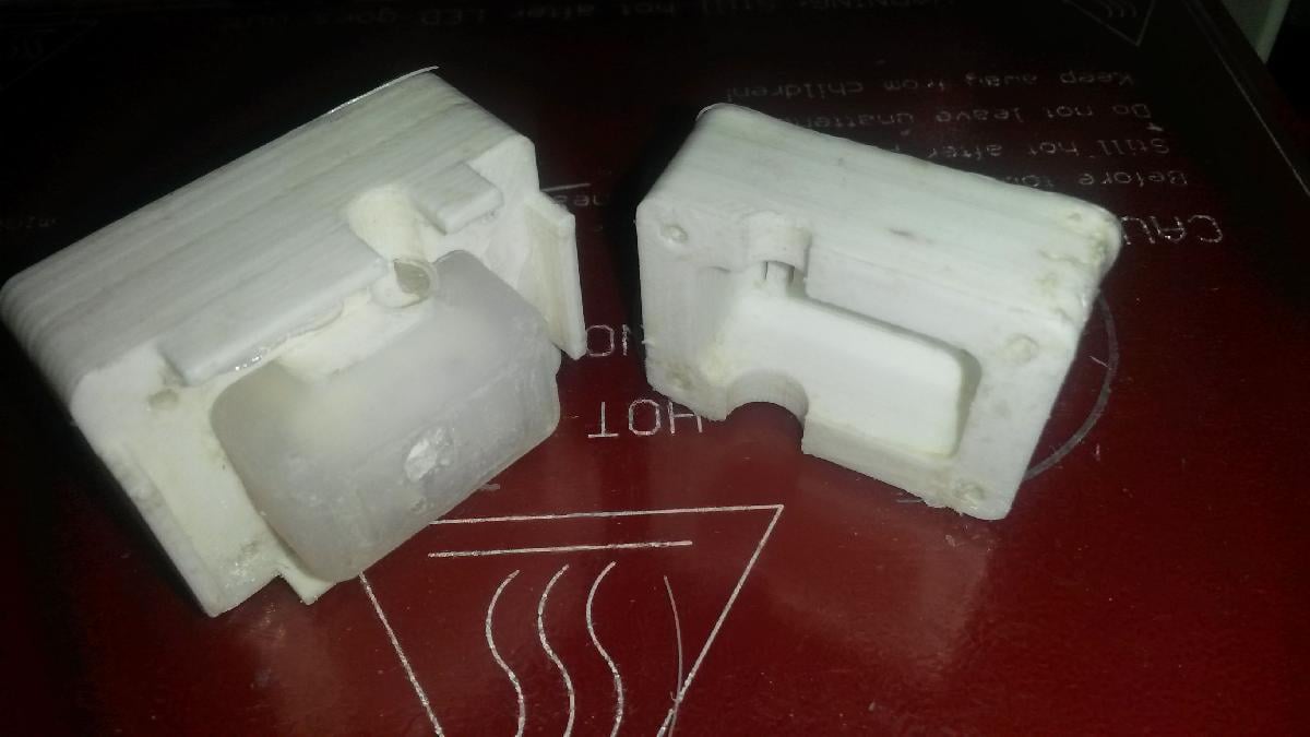 Matriz de meia de silicone para bloco de aquecimento original Geeetech i3