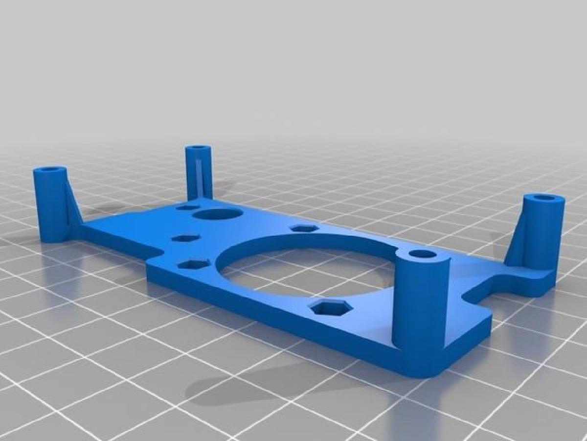 Ventoinha do controlador de 40mm Monoprice Select Mini e suporte auxiliar