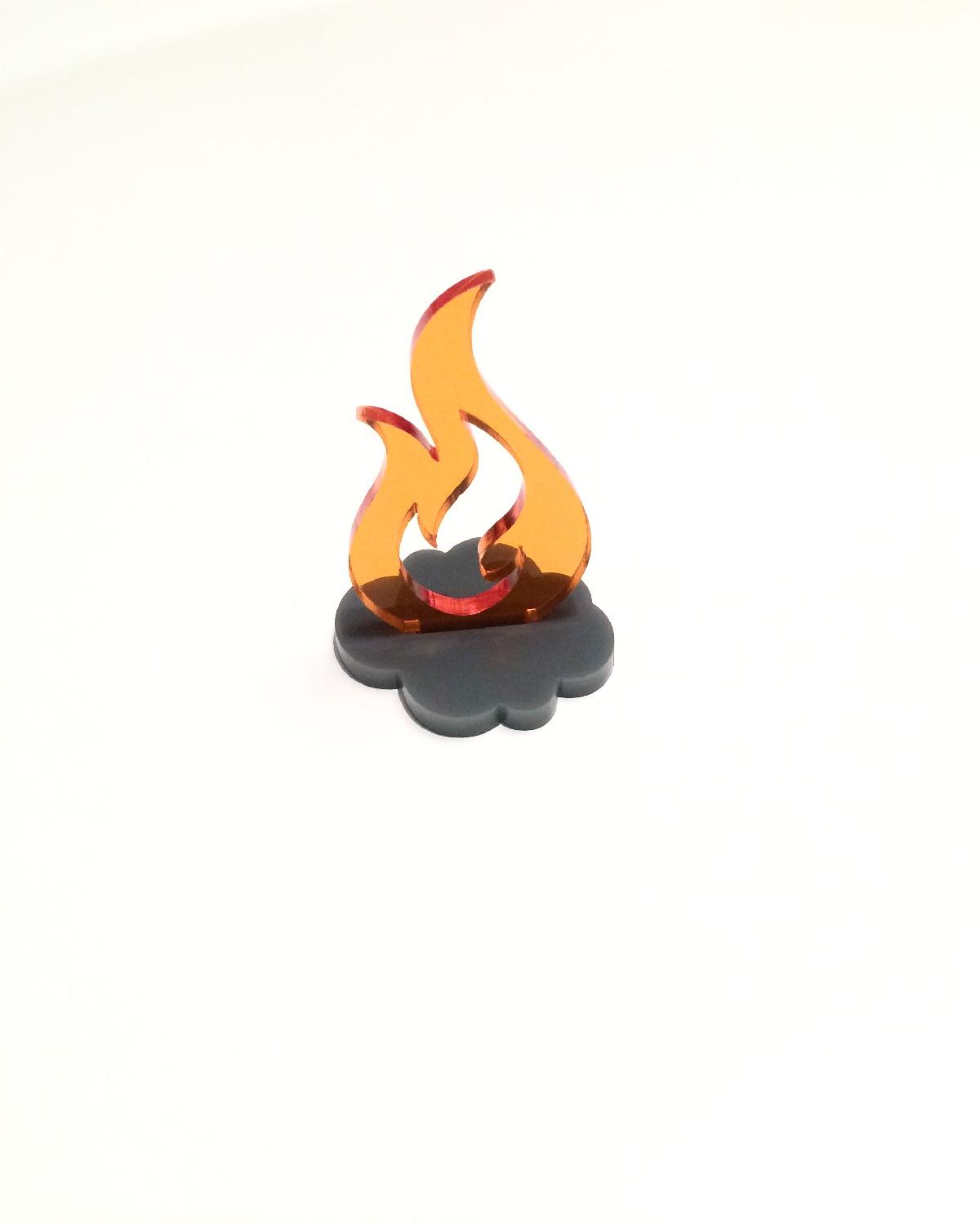 Tokens de Fogo Acrilicos para Resgate de Incendio Flash Point