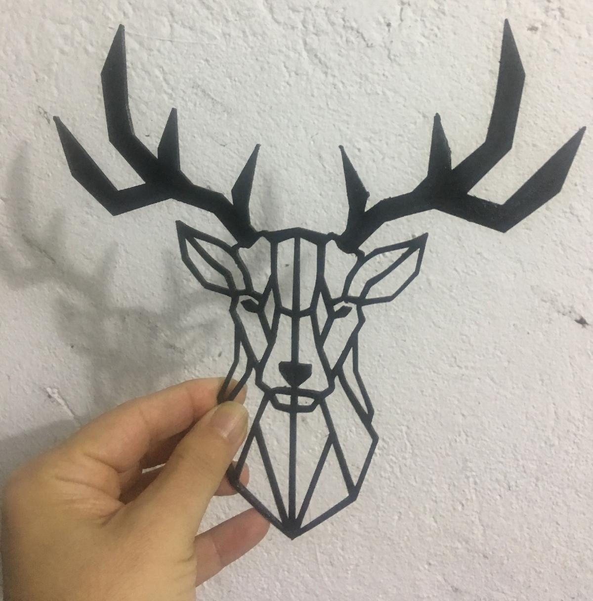 Arte de parede / Decoracao de cervo