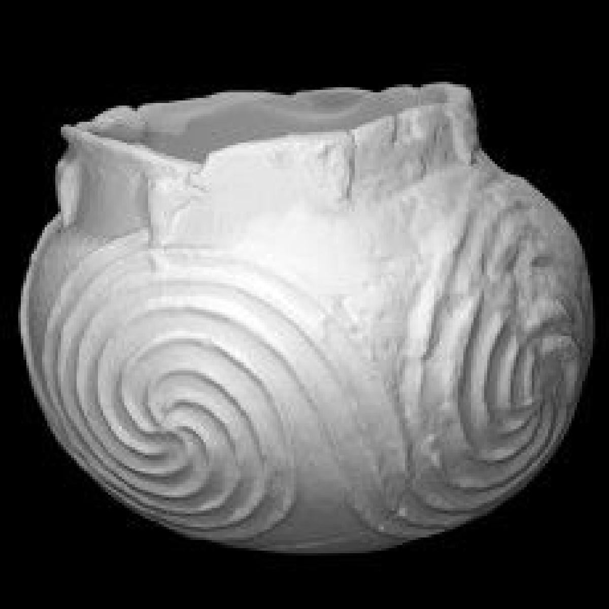 Pote espiral nativo americano pre historico