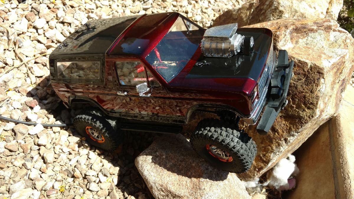 Espelho do Caminhao Ford Bronco RC em Escala 1/10