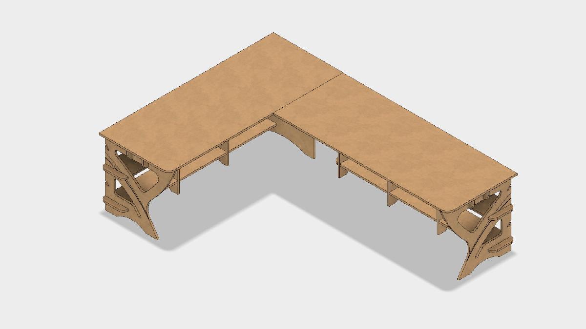 Mesa de canto desmontavel