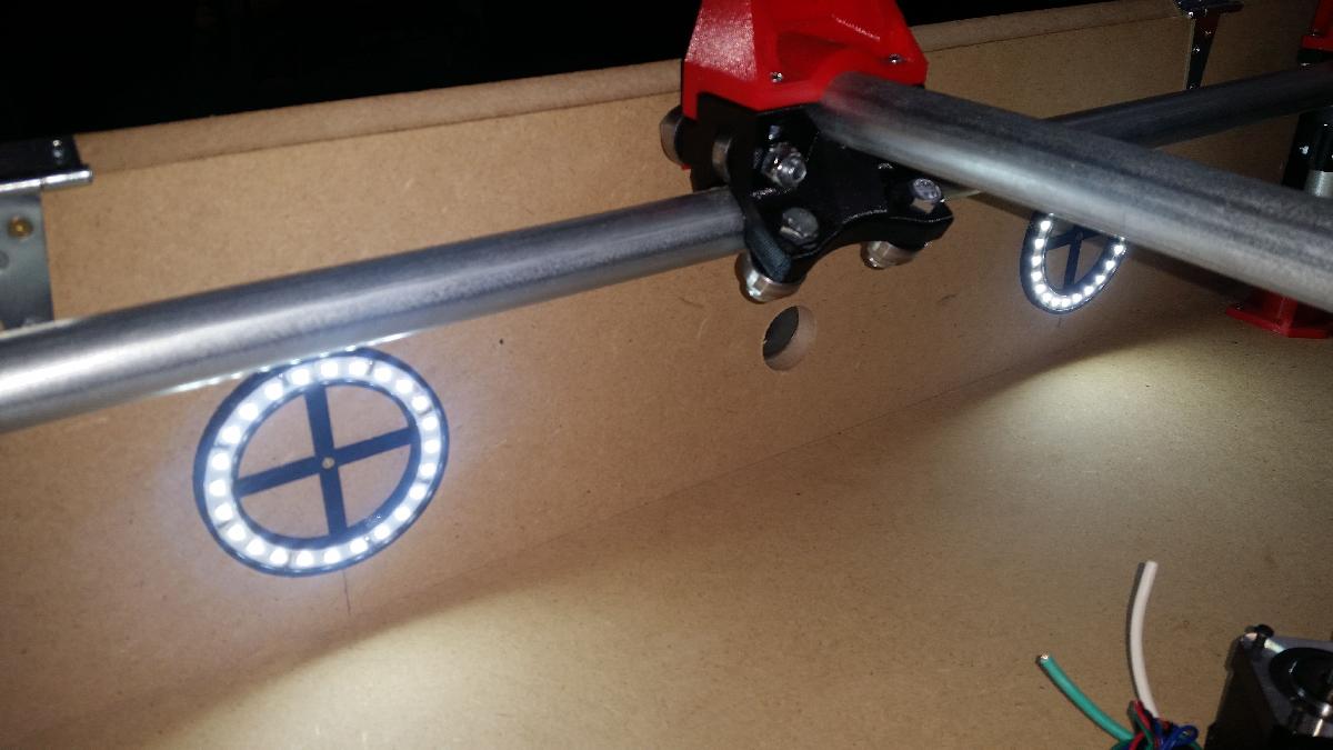 Aplique de Montagem Embutida com Anel LED de 80mm