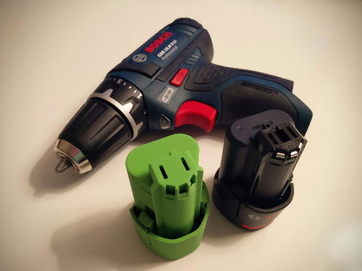 Bosch Blue recipiente de bateria de 10,8 volts