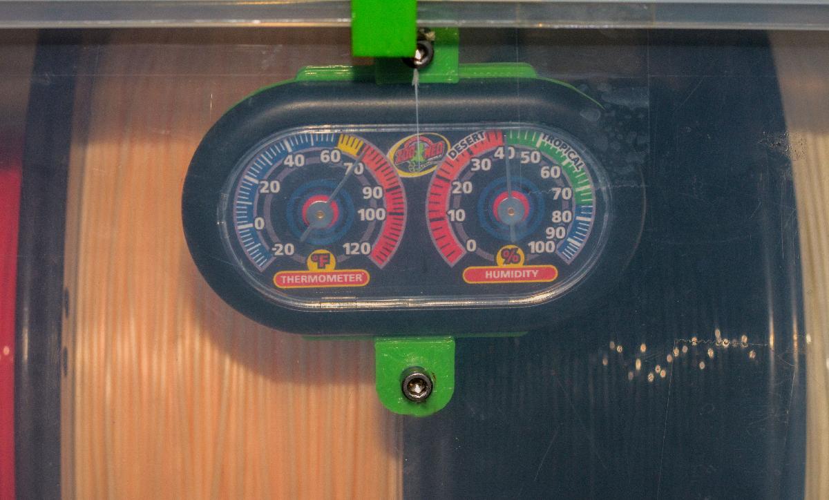 Termometro e Medidor de Umidade   Zoo Med Economico Analogico Duplo
