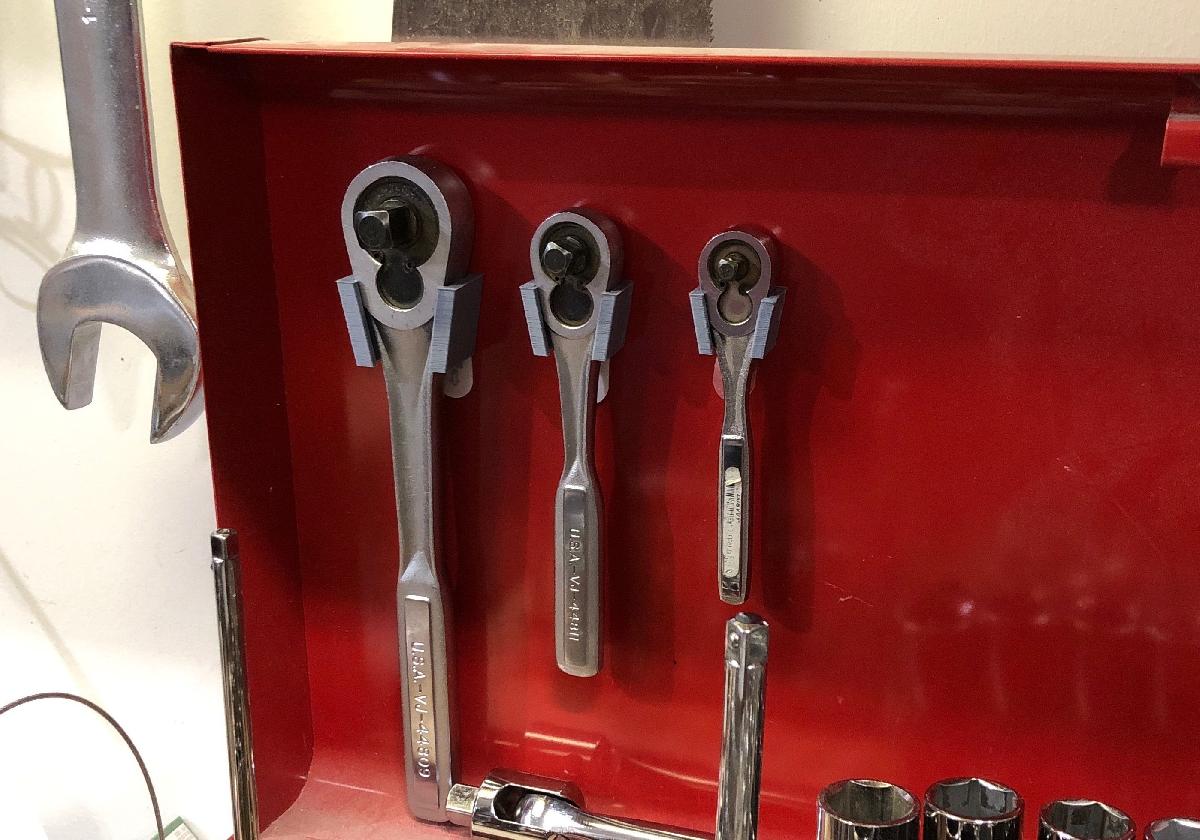 Suportes de catraca Craftsman para painel de ferramentas ou adesivos