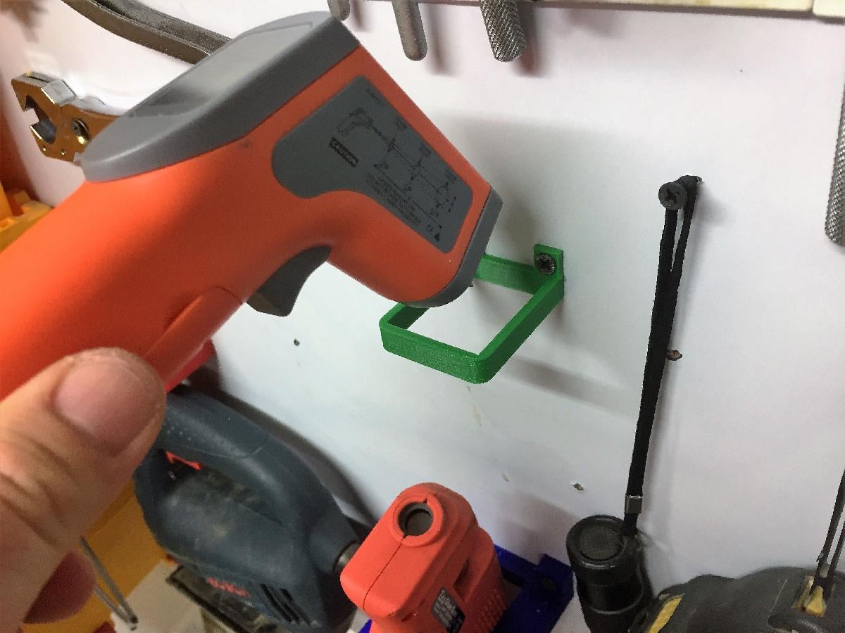 suporte de parede para pistola de temperatura a laser
