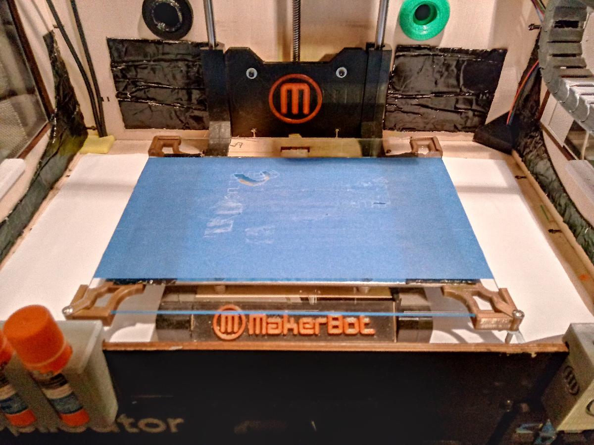 Vidro HBP removivel para Replicator 1