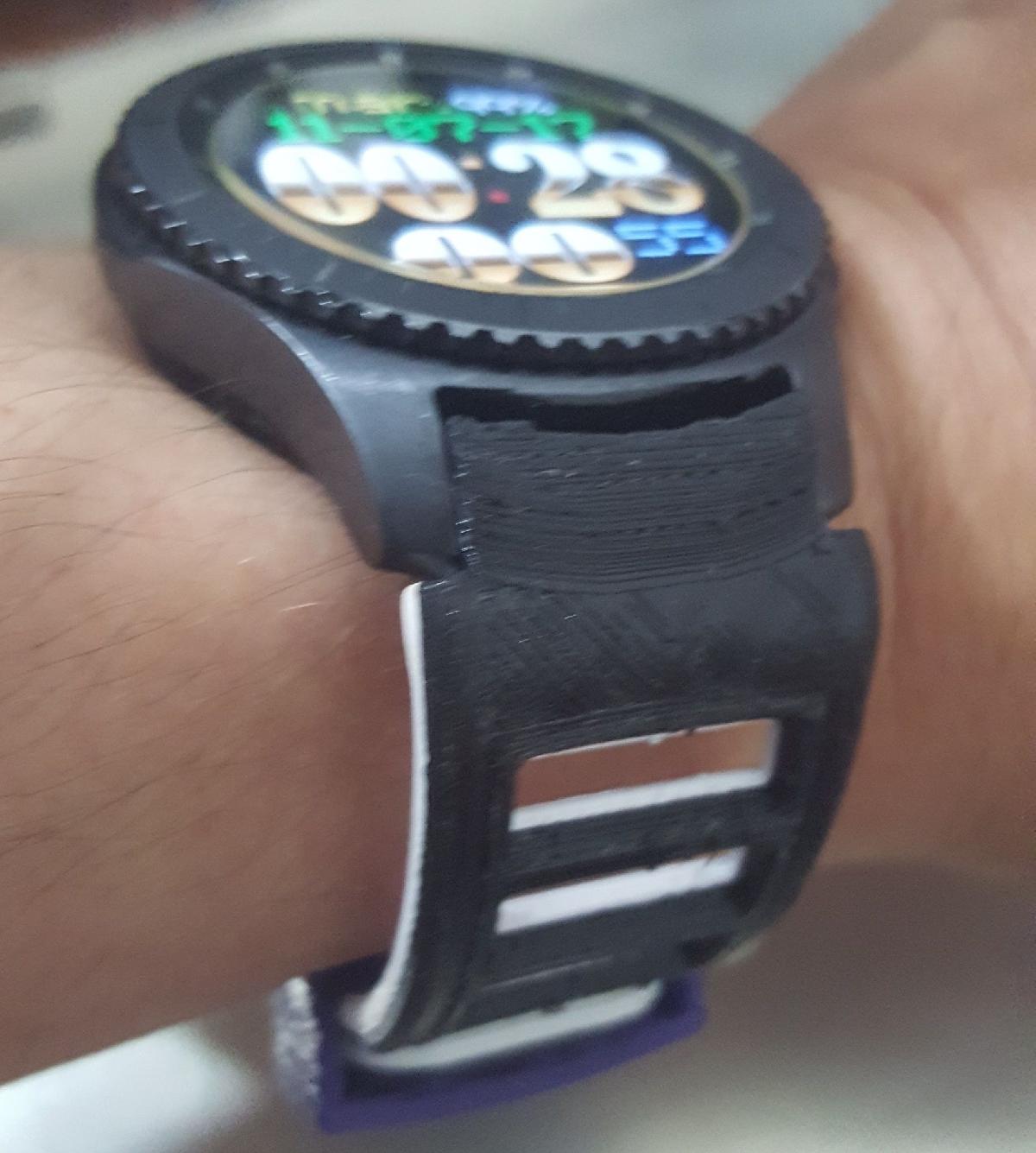 pulseira flexivel do relogio Samsung Gear S3