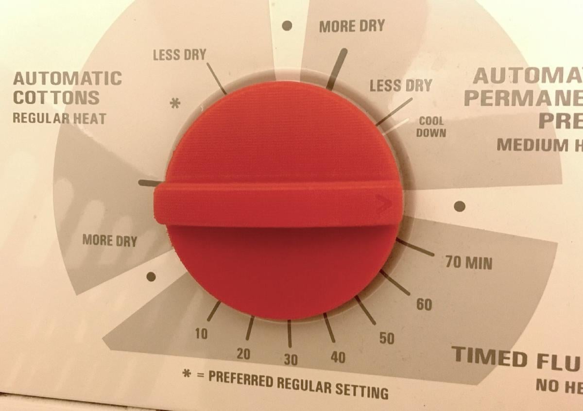 Botao de Substituicao da Lavadora/Secadora (com parafuso de fixacao)
