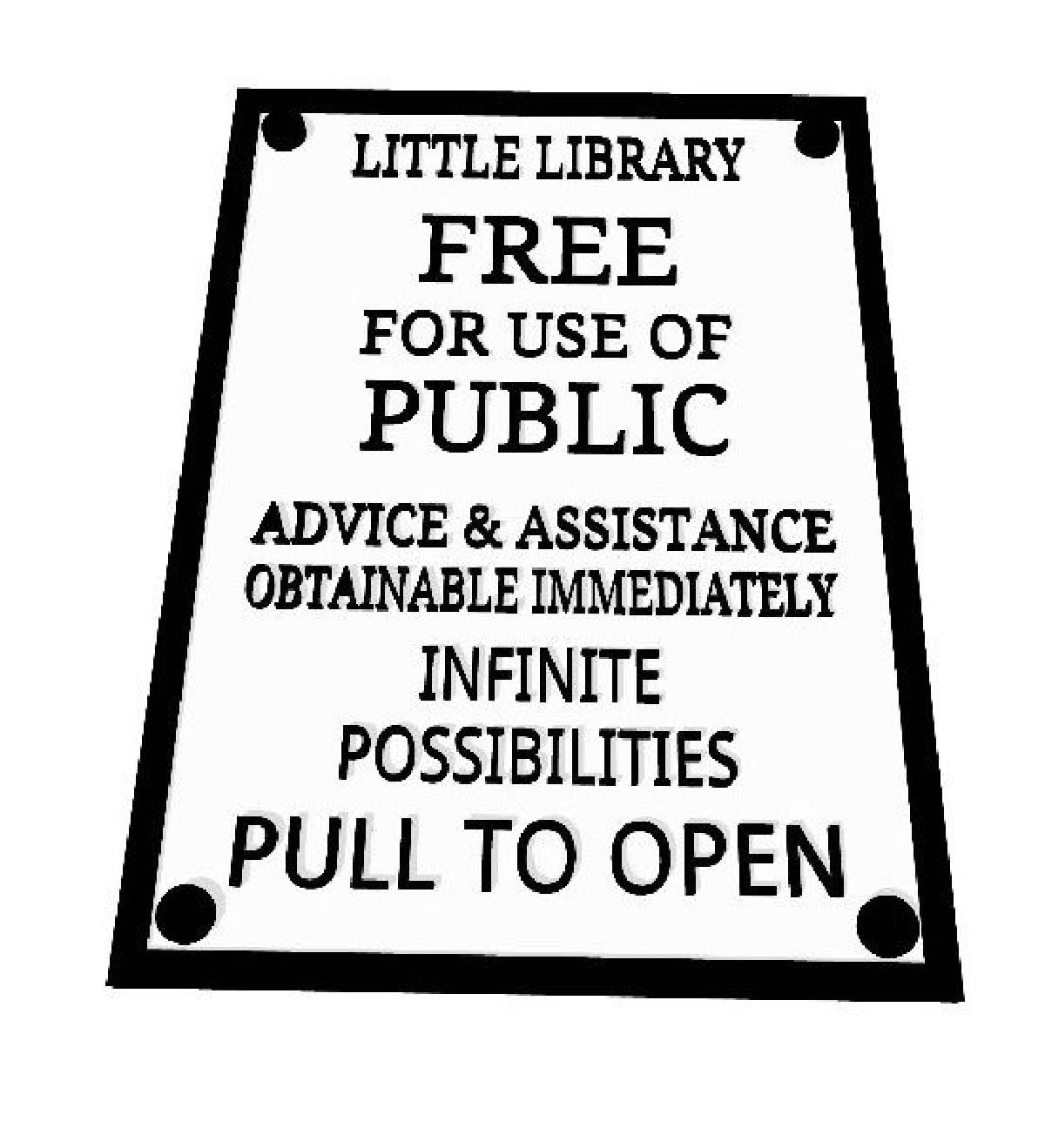 Biblioteca Livre Pequena (Estilo Tardis)
