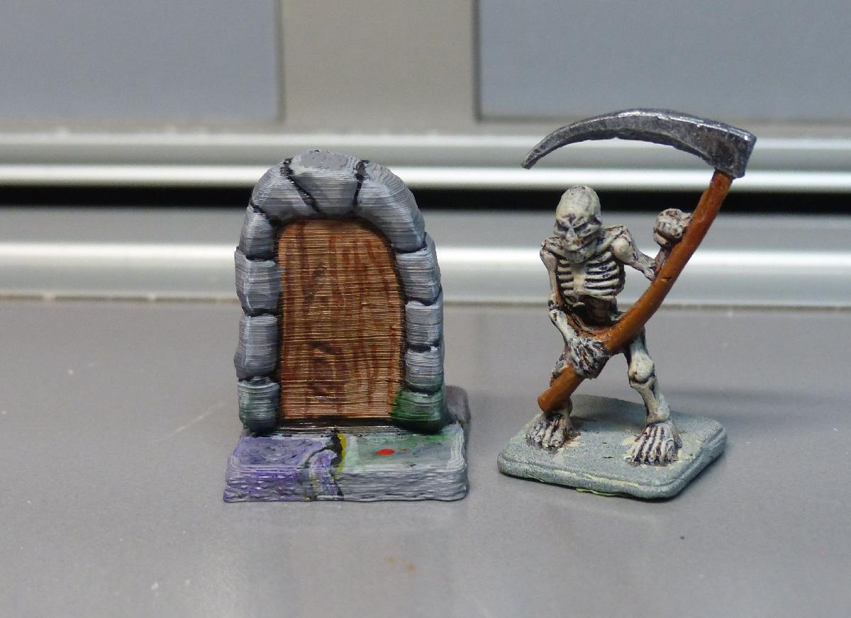 Porta para jogos como Heroquest (28mm)