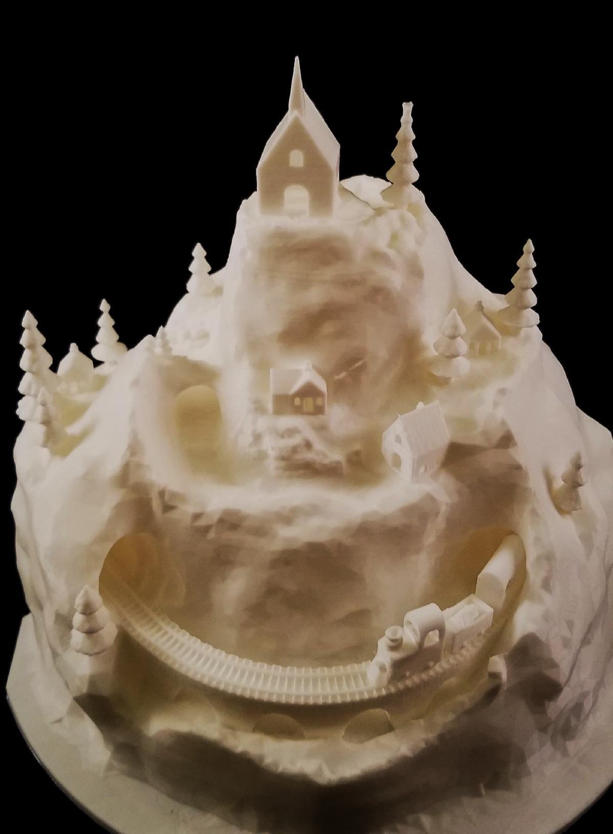 Feliz Natal Diorama   Versão Oca Solicitada (presente para todos)