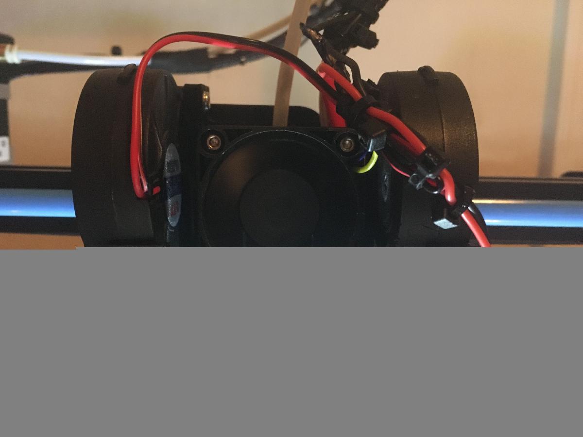 Suporte para Ventilador de Luz LED CR 10/CR 10s (Sem Parafusos Necessarios)