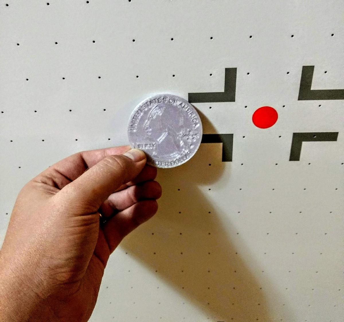 Disco de Air Hockey para mesa de 48 tambem conhecido como moeda flutuante