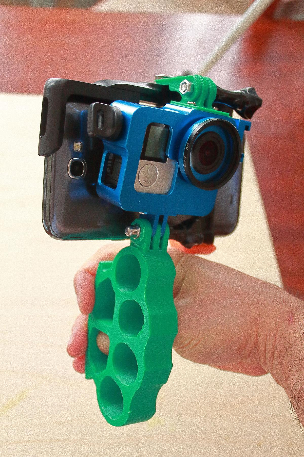 adaptador de vlogging para gopro hero