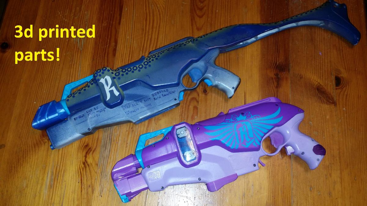 Conjunto de pecas Nerf Rapid Red.