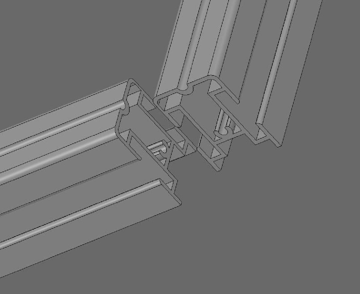 Painel de Perfil de Extrusao Impar do Sistema de Divisorias de Escritorio