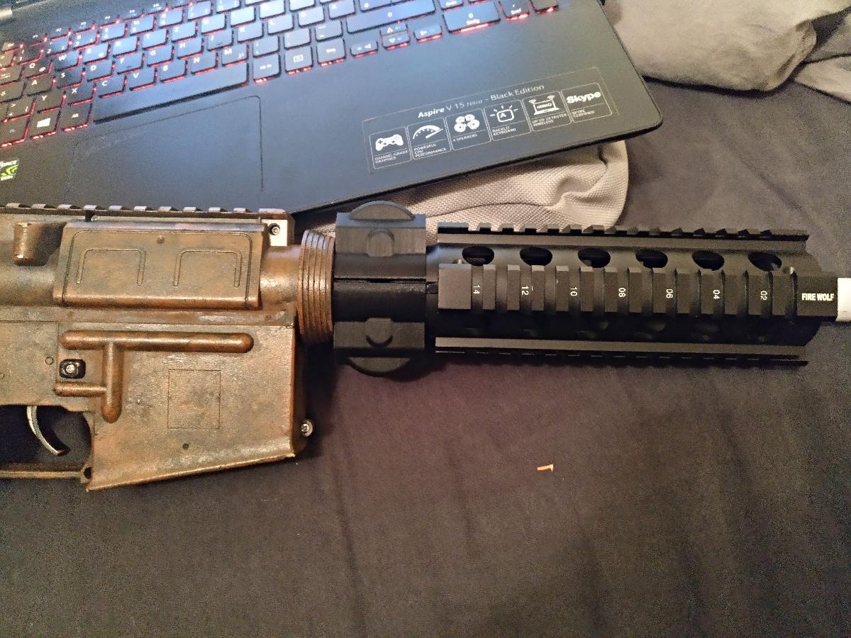 Nerf de Tempestade de Fotons Flywheelcage para guarda mao de metal