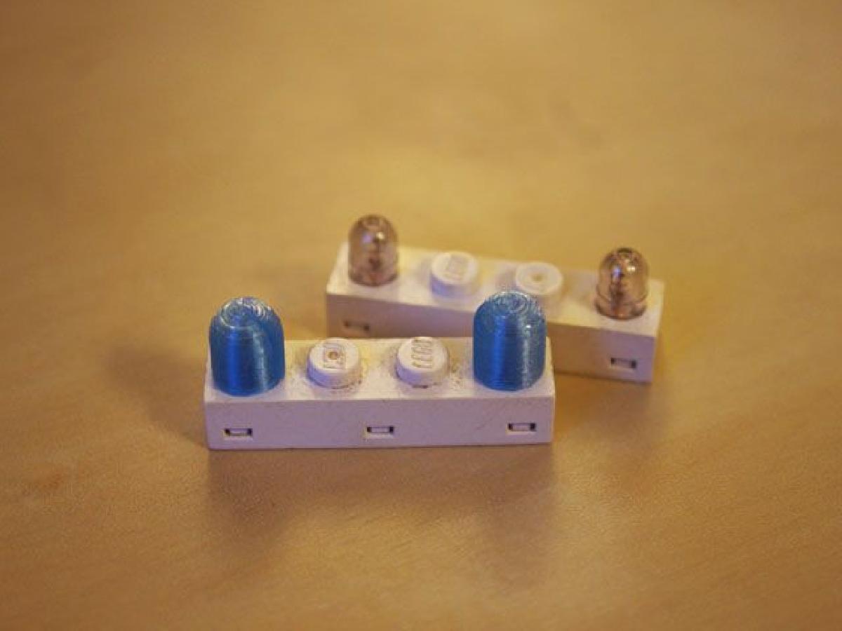 Tampa do Bloco de Luz Eletrica LEGO