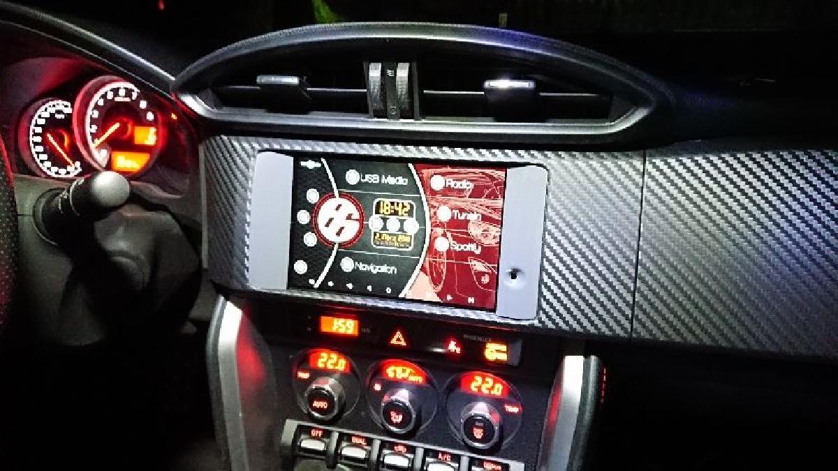 Adaptador do Console Central Nexus7 (LHD) para Toyota GT86/Scion FR S/Subaru BRZ