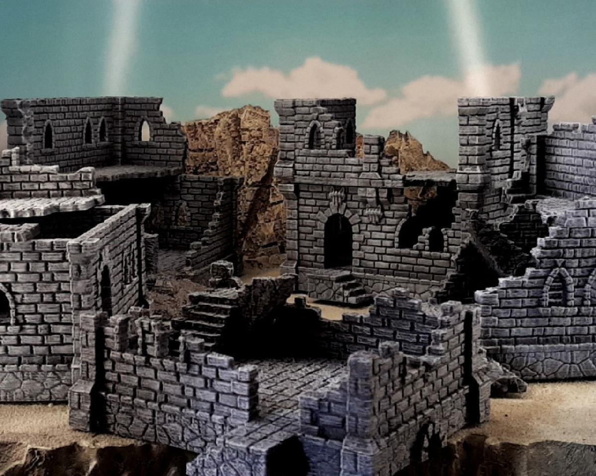 Edifício ulvheim e ruínas   A