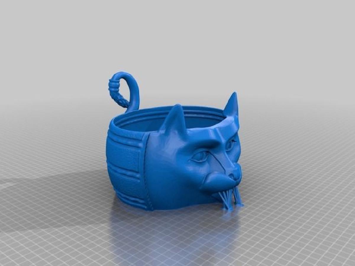 Tigela de Fio de Gato