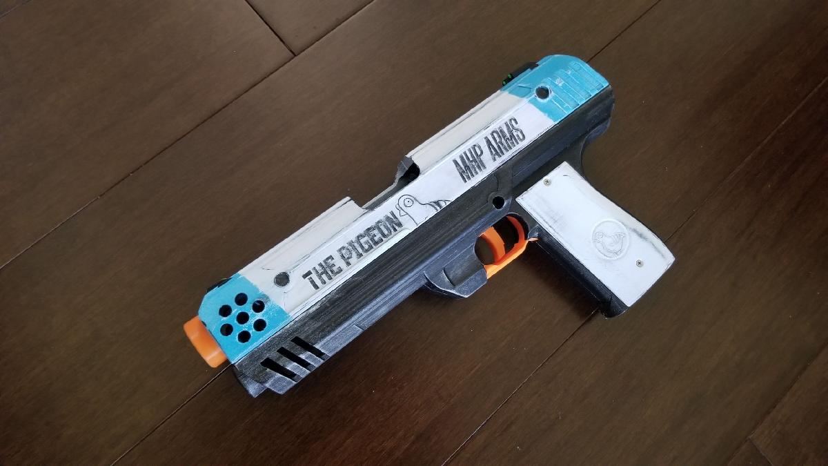 O pombo  semiauto magfed nerf pistola 