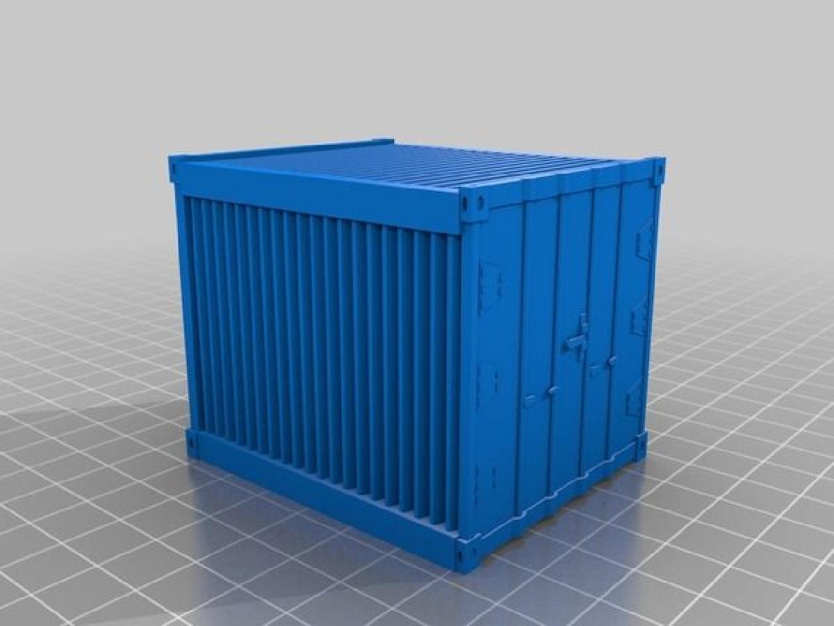 Container de Envio de Meio Tamanho para Jogos de 28mm