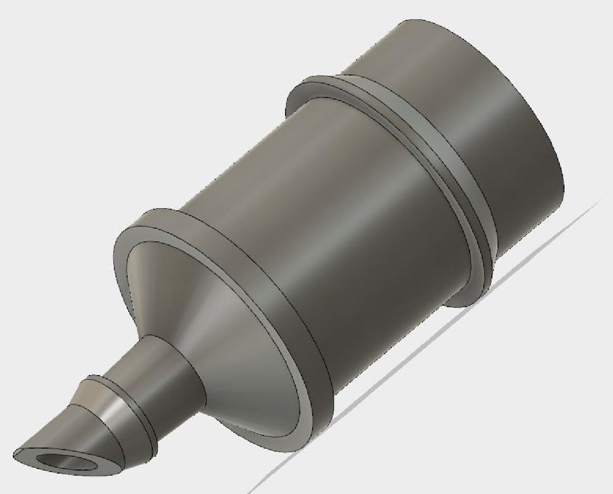 adaptador de tubo de irrigacao de 13 a 4mm