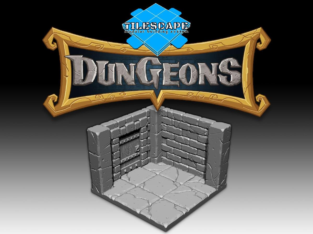 Tilescape™ DUNGEONS Conjunto Basico (por Rocket Pig Games Inc.)