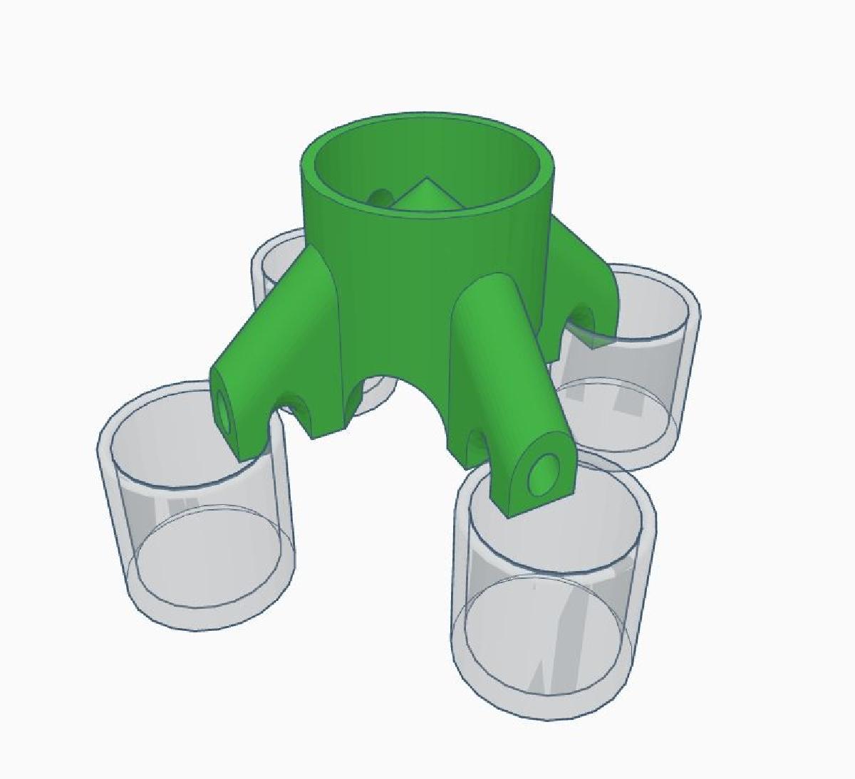 dispenser de bebida 4 vias