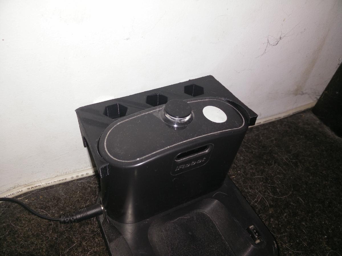 Suporte de parede para carregador do Roomba