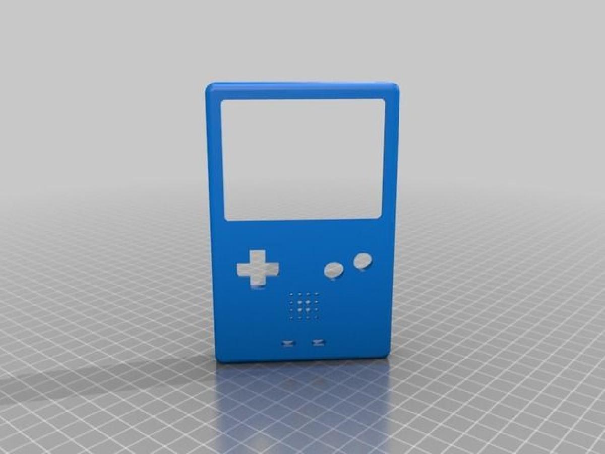 Grade do alto falante do involucro REMIXADO do Gameboy Advance SP