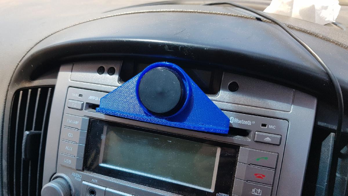 Reprodutor de CD para carro, Suporte magnetico para tablet e telefone