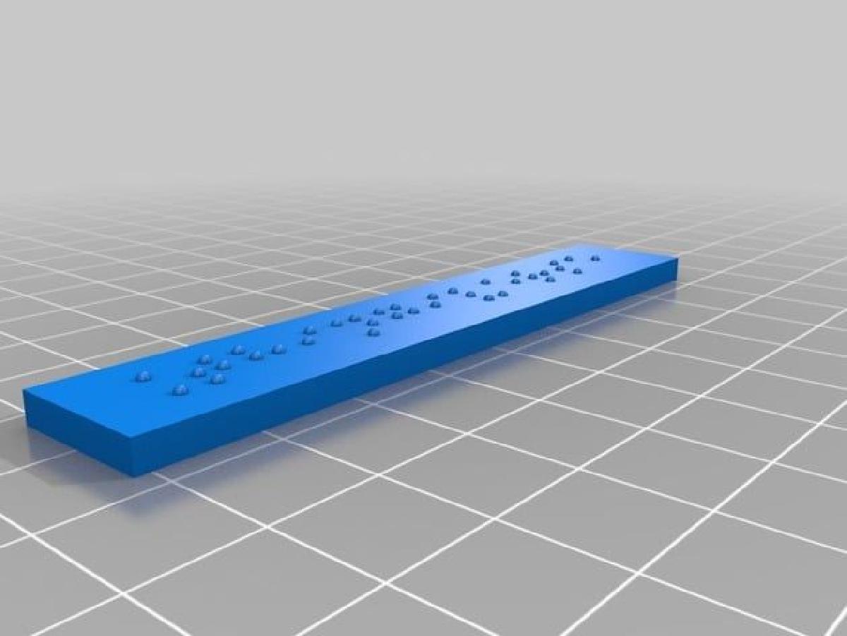 Tradutor Braille com Python e OpenSCAD