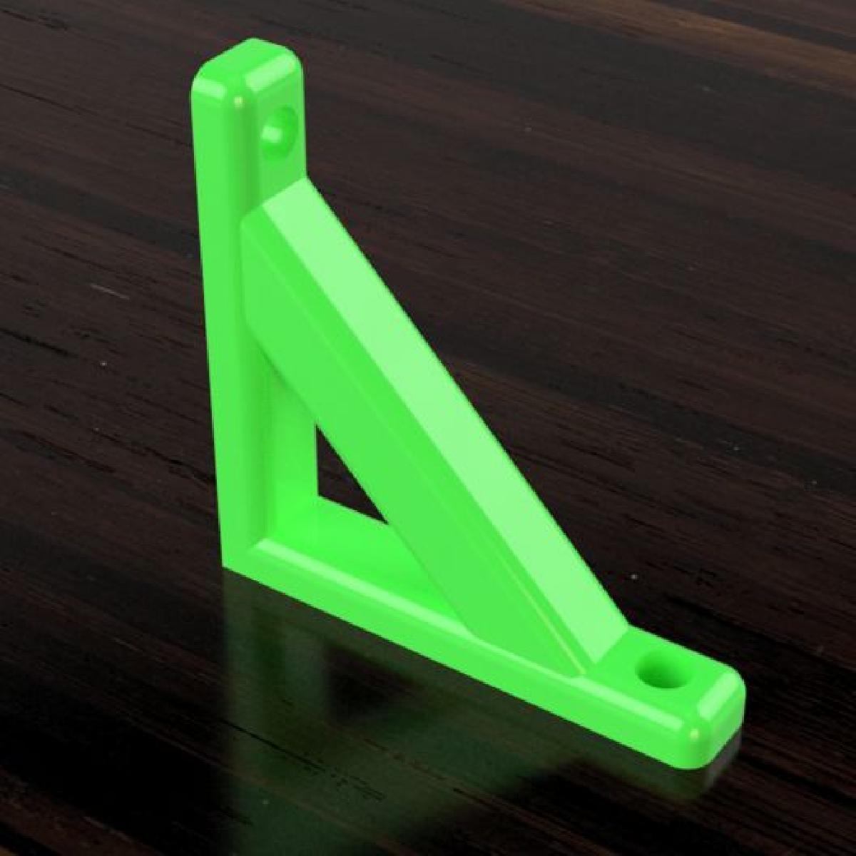 Suporte de canto para prateleira 75mm