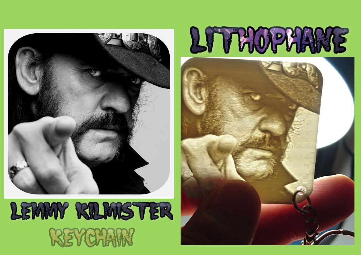 LITOFANIA CHAVEIRO Lemmy Kilmister