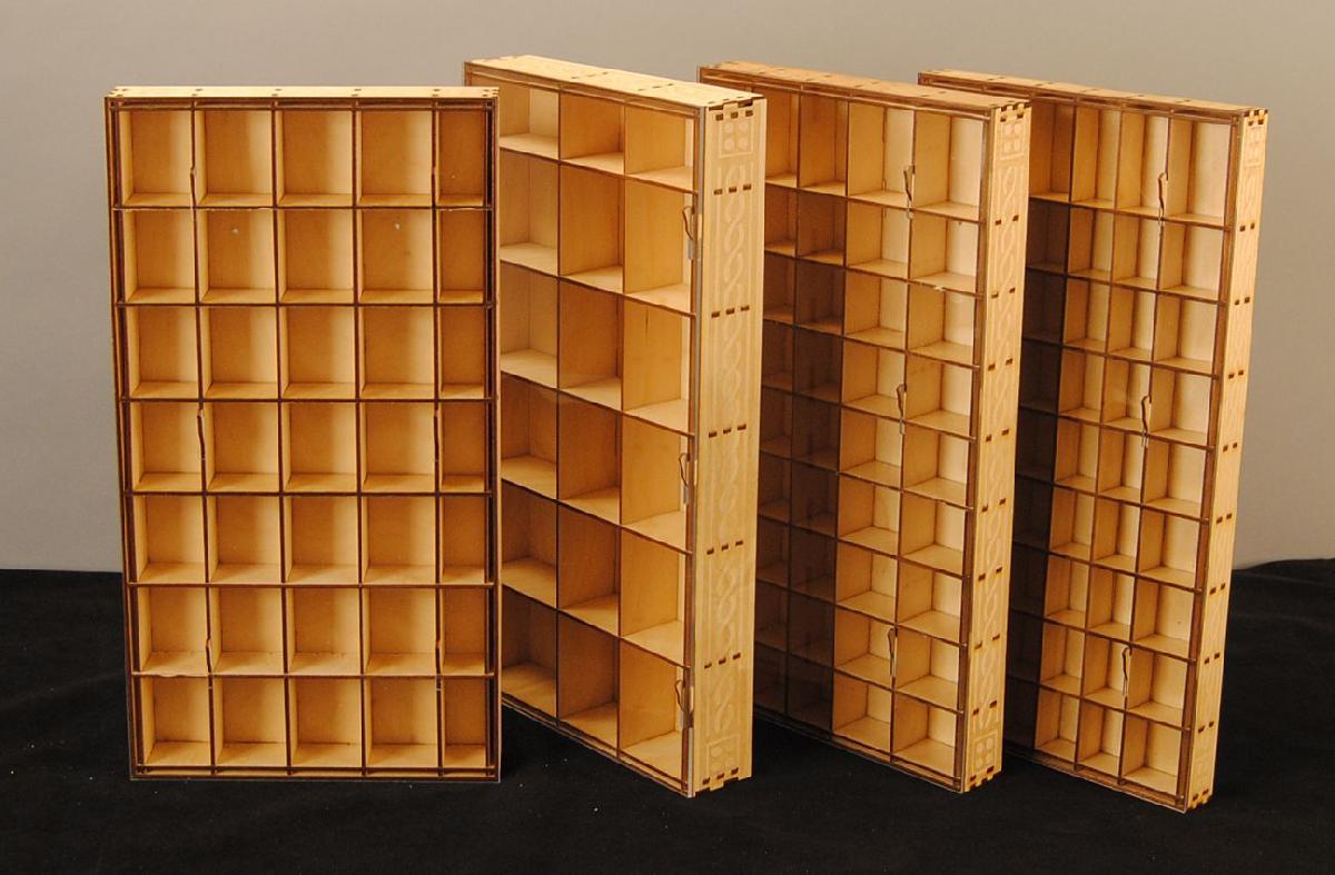 Exibicao Curio Sem Cola para Miniaturas de 25mm a 32mm