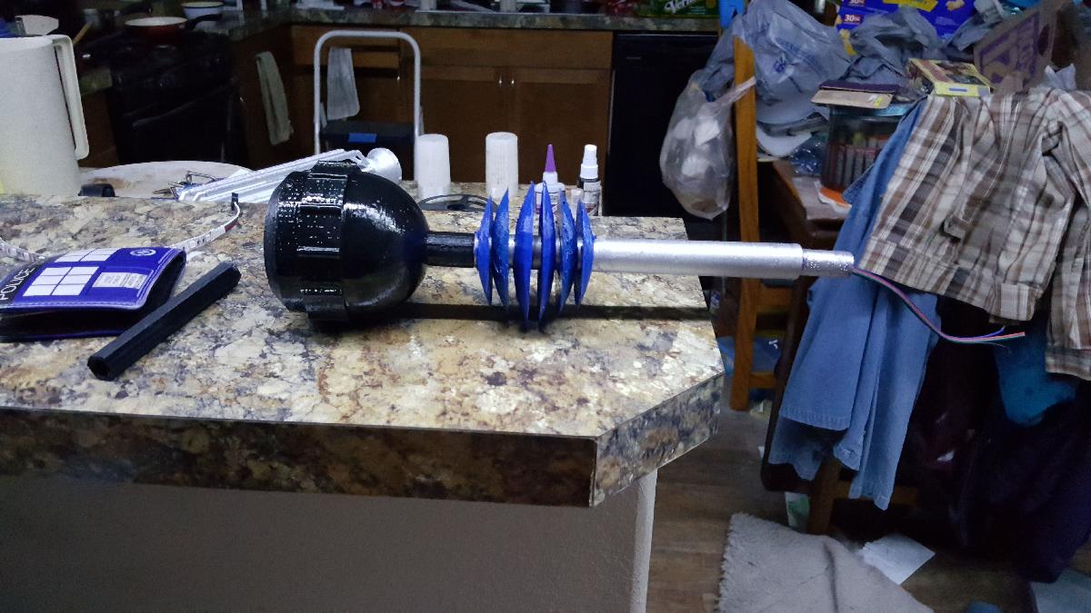 Olho de Dalek em Tamanho Real Completo com Aneis